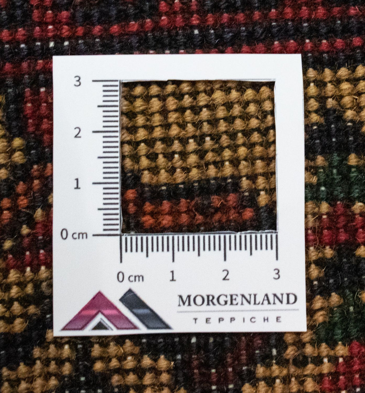 Tapis afghan - 143 x 105 cm - bleu