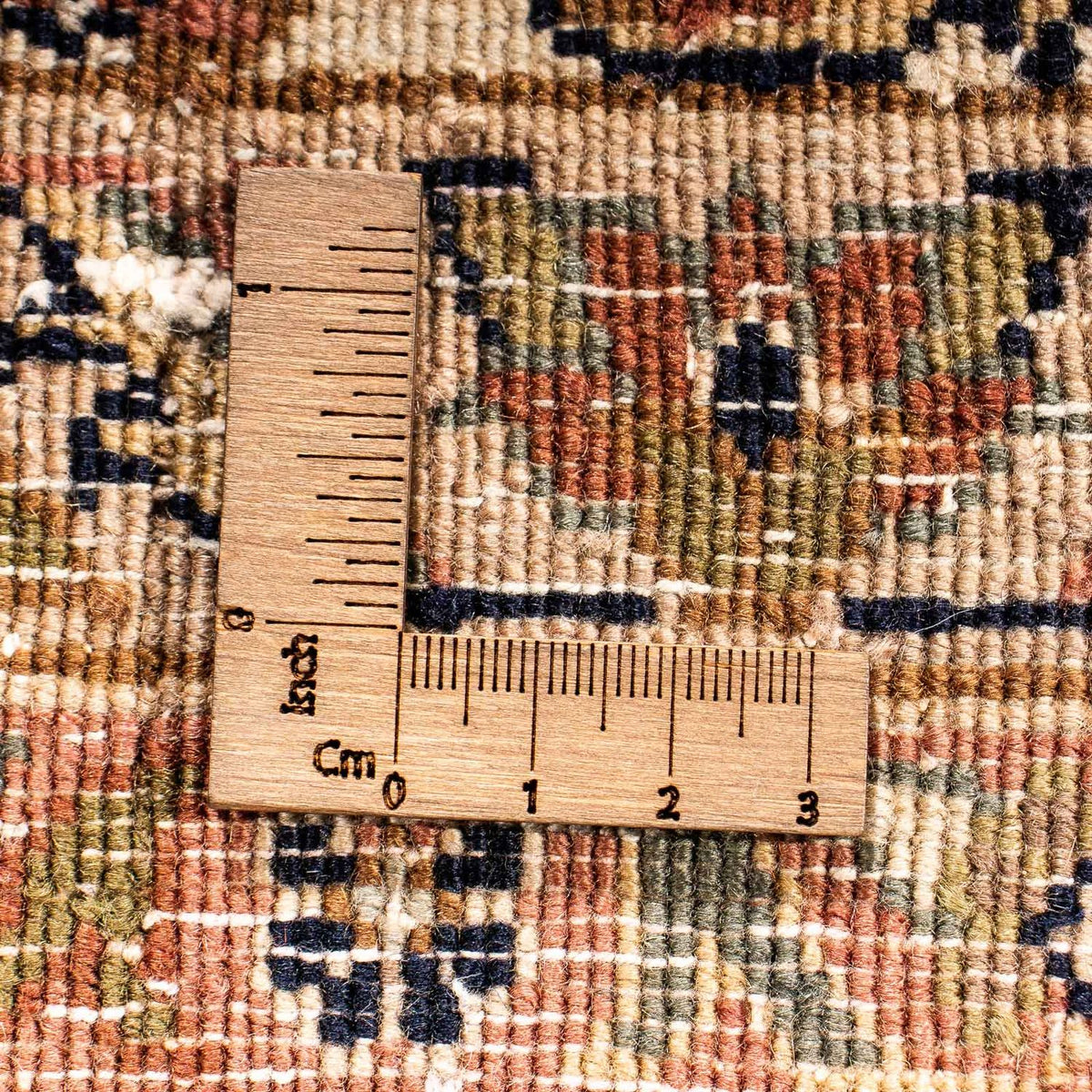 Tapis oriental - Keshan - Indus - 312 x 201 cm - bleu foncé