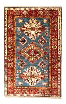 Tapis Ziegler - Kazak - 157 x 102 cm - bleu