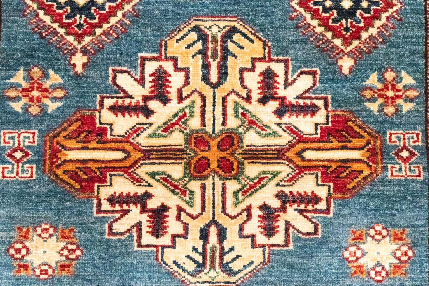 Ziegler Teppich - Kazak 157 x 102 cm - hellblau