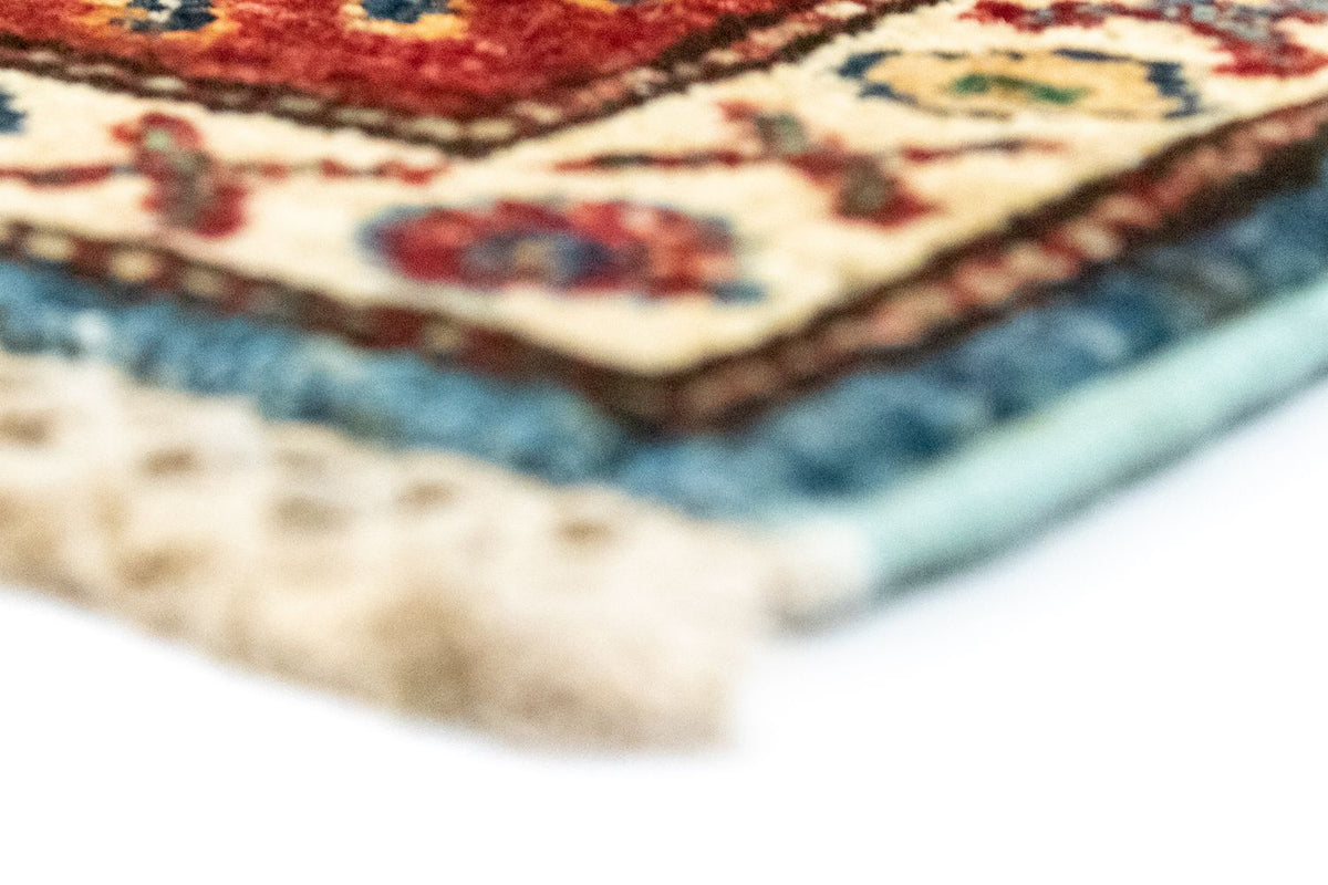 Tapis Ziegler - Kazak - 157 x 102 cm - bleu