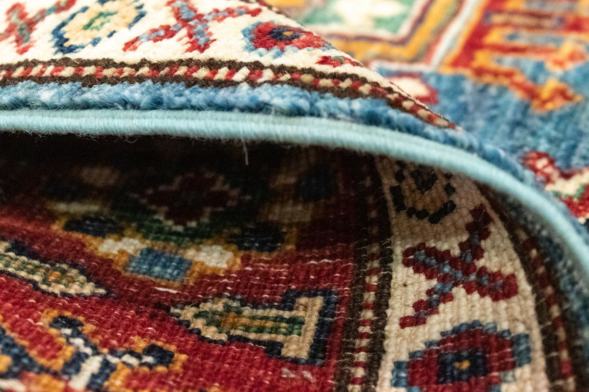 Tapis Ziegler - Kazak - 157 x 102 cm - bleu