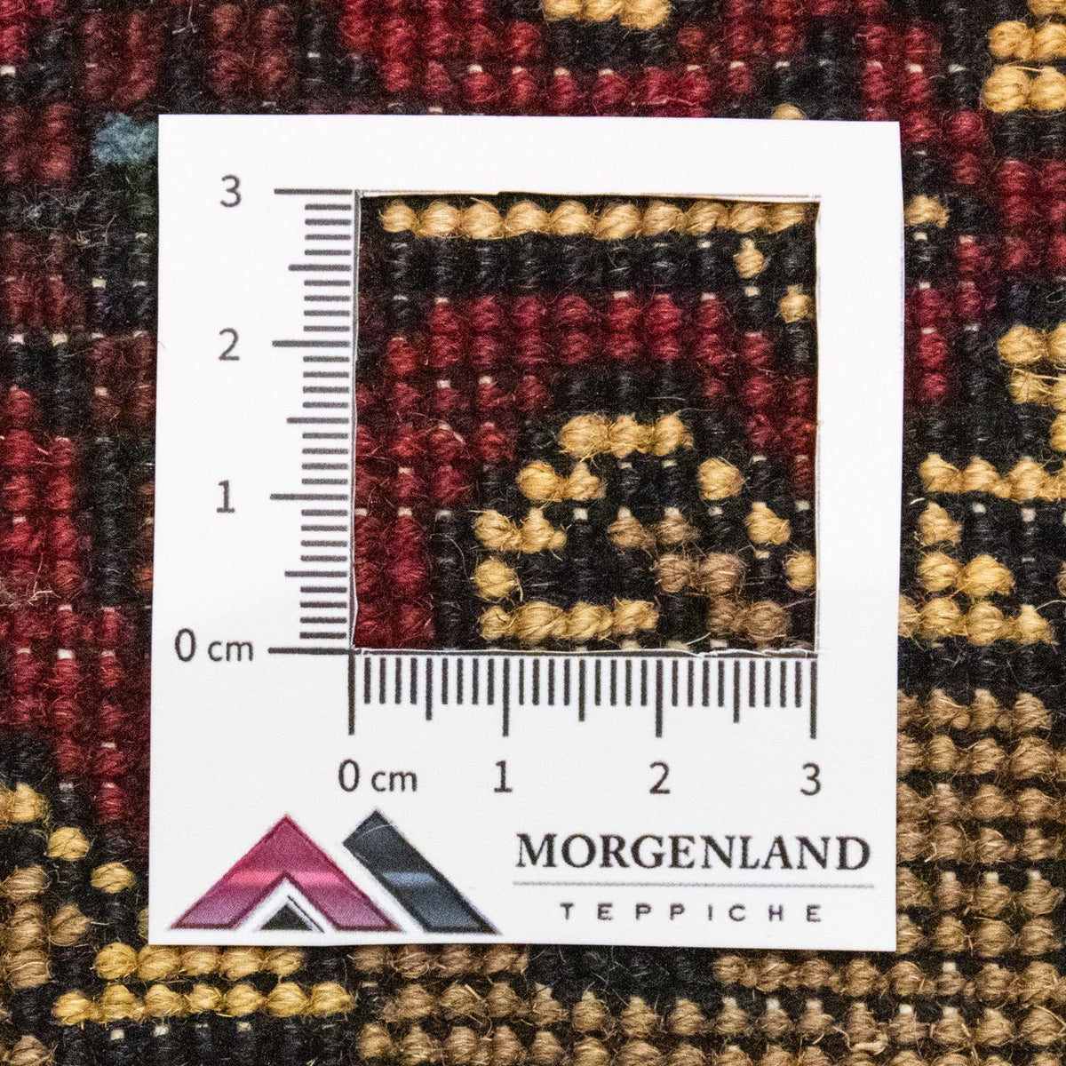 Tapis afghan - 156 x 101 cm - bleu