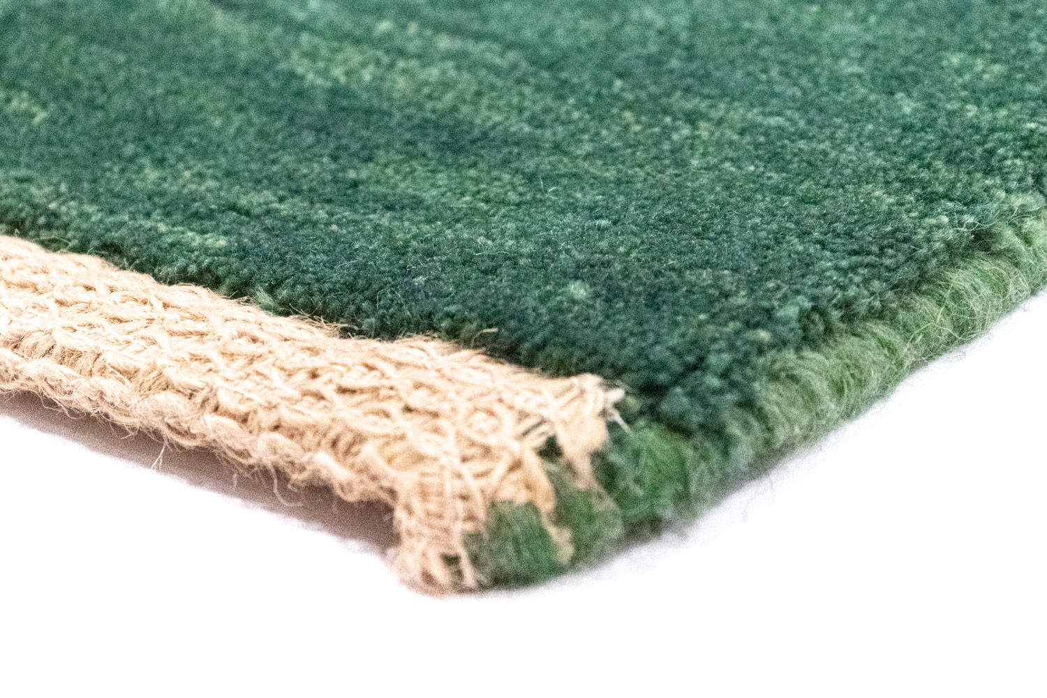 Tapis Gabbeh - Persan - 146 x 98 cm - vert