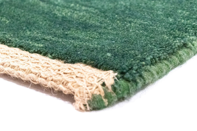Tapis Gabbeh - Persan - 146 x 98 cm - vert