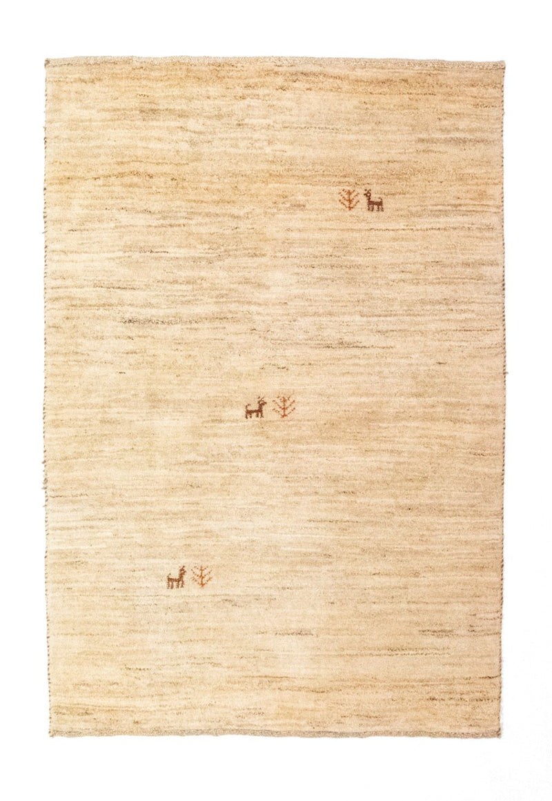 Tapis Gabbeh - Persan - 149 x 101 cm - beige