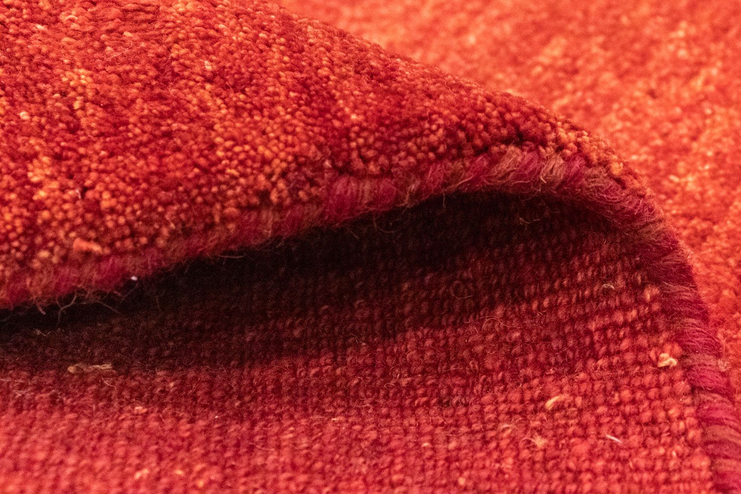 Tapis Gabbeh - Persan - 144 x 100 cm - orange