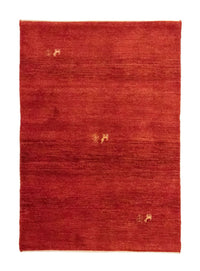 Tapis Gabbeh - Persan - 145 x 100 cm - rouge