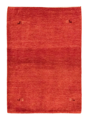 Tapis Gabbeh - Persan - 143 x 100 cm - orange