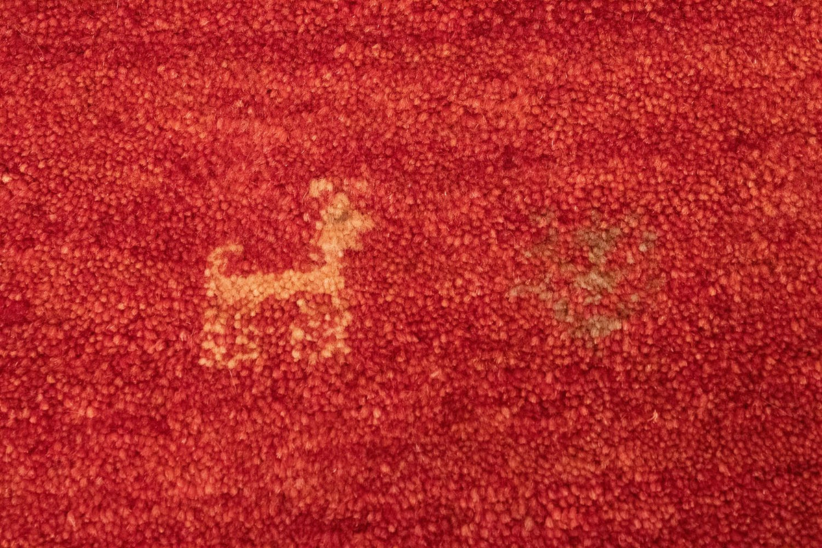 Tapis Gabbeh - Persan - 150 x 101 cm - orange