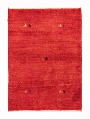 Tapis Gabbeh - Persan - 140 x 100 cm - rouge