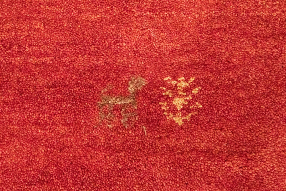 Tapis Gabbeh - Persan - 145 x 100 cm - rouge