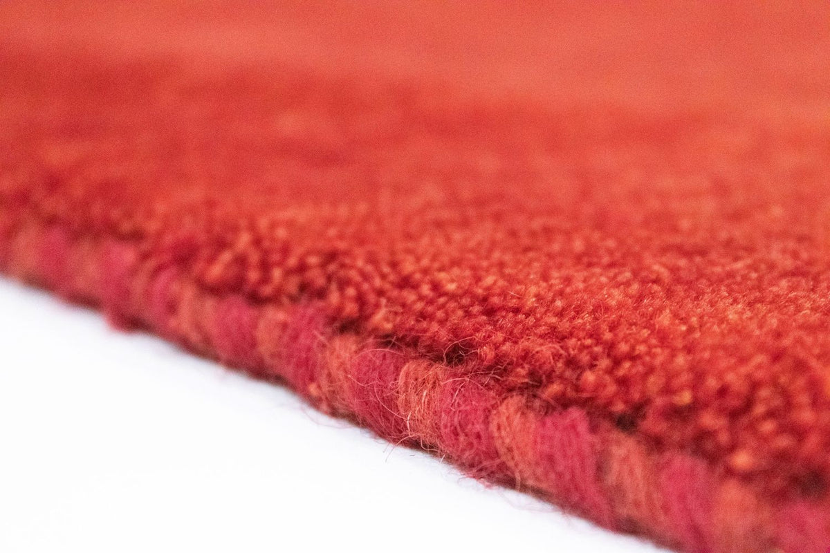 Tapis Gabbeh - Persan - 145 x 100 cm - rouge