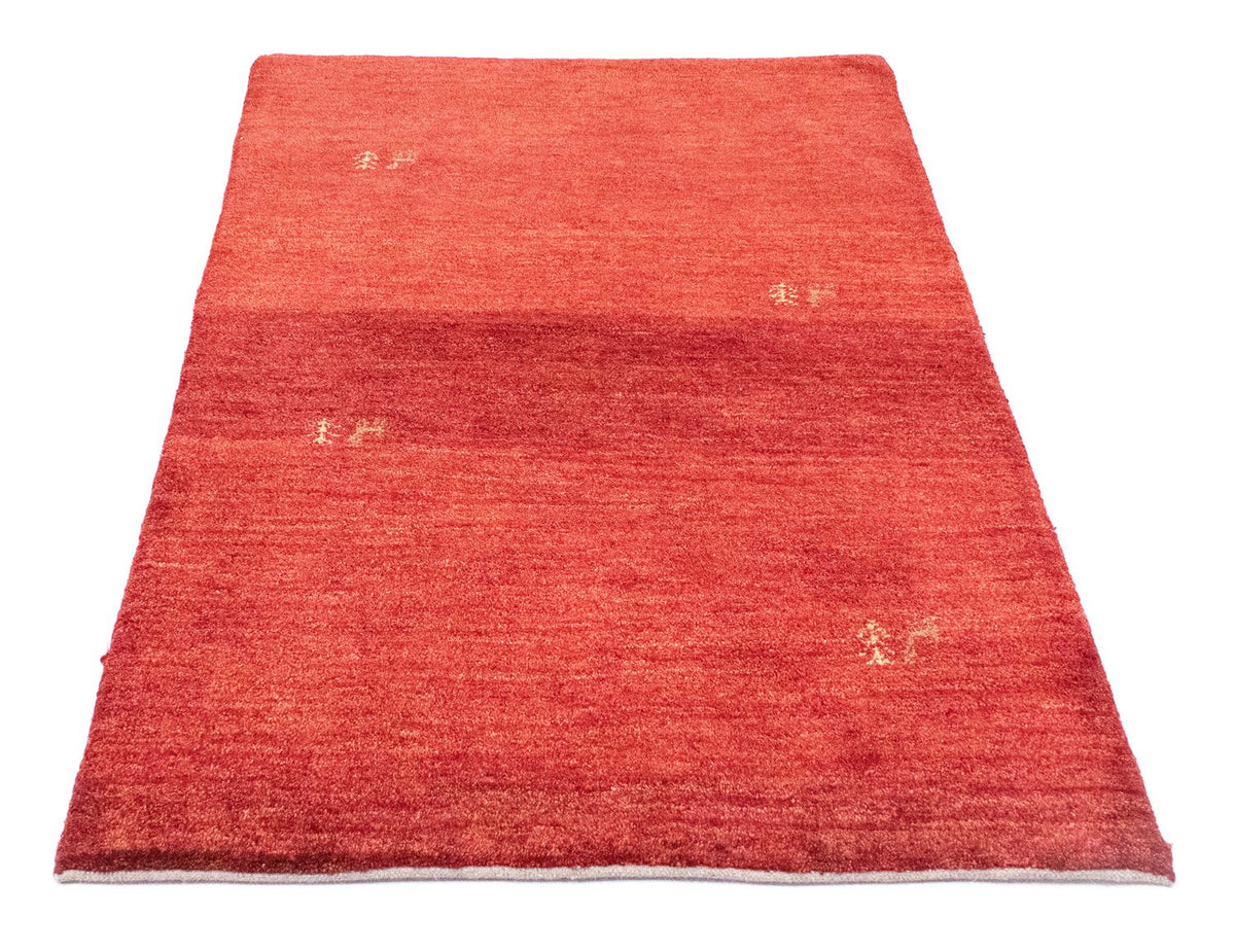 Tapis Gabbeh - Persan - 145 x 100 cm - rouge