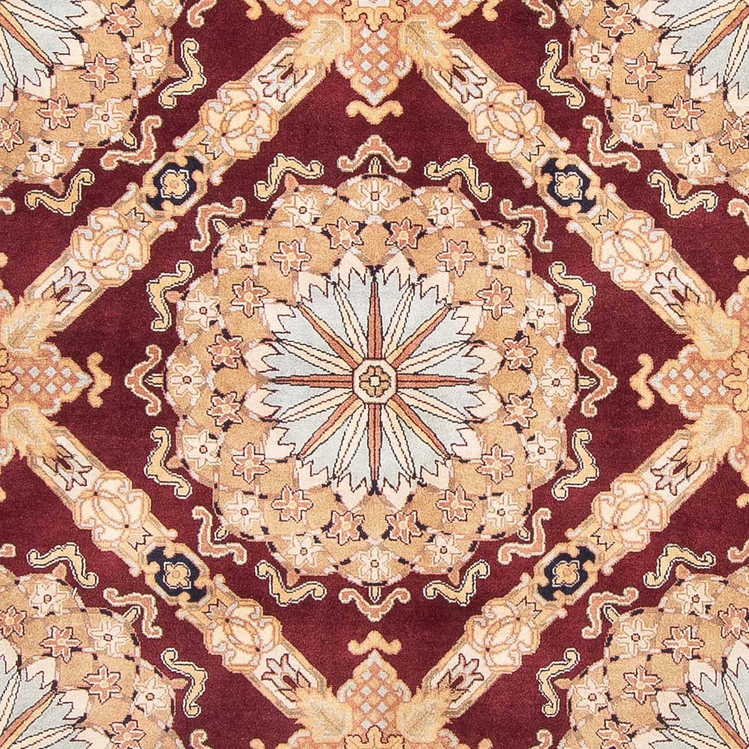 Tapis oriental - Keshan - Indus - 307 x 244 cm - rouge foncé