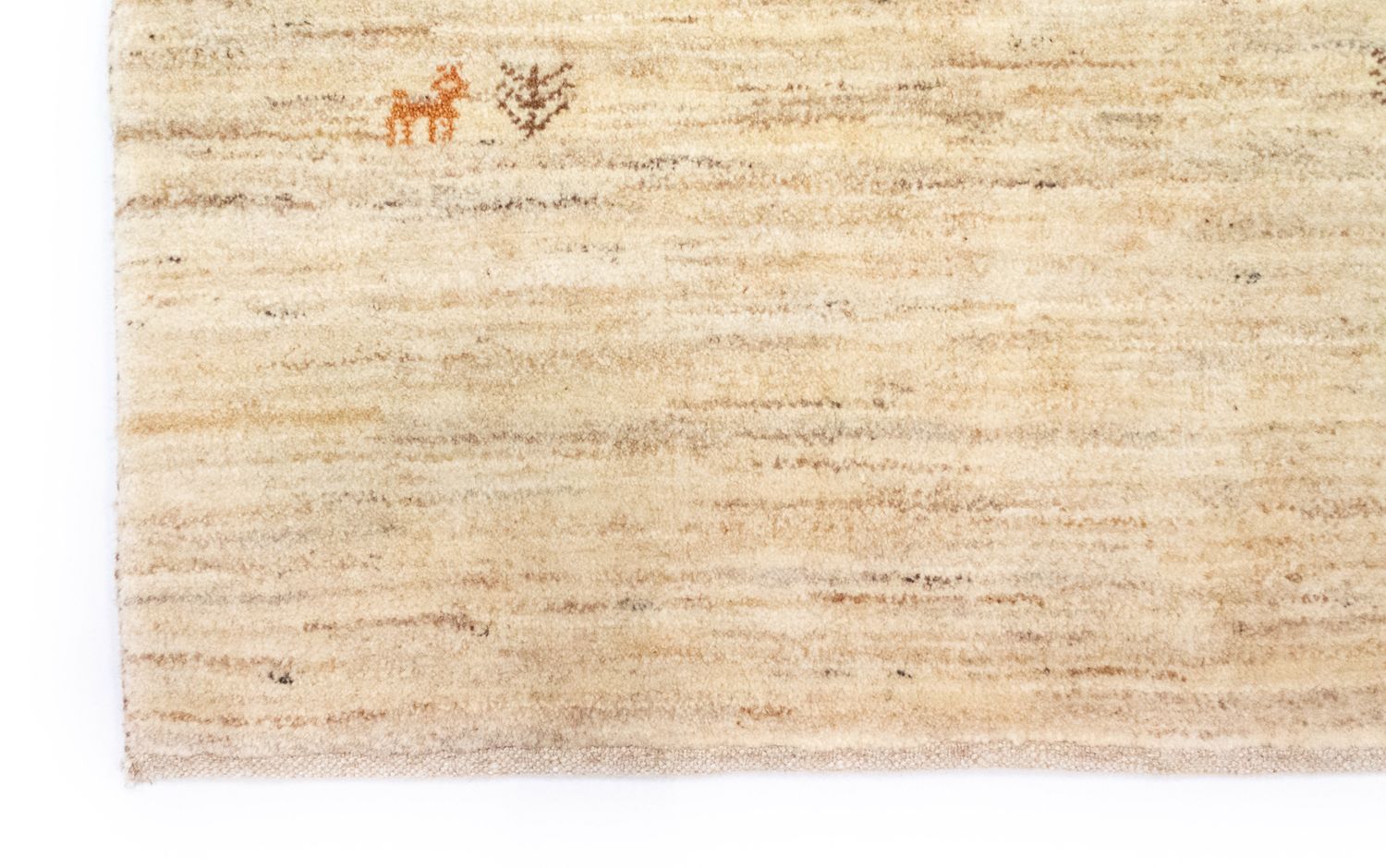 Tapis Gabbeh - Persan - 155 x 100 cm - beige