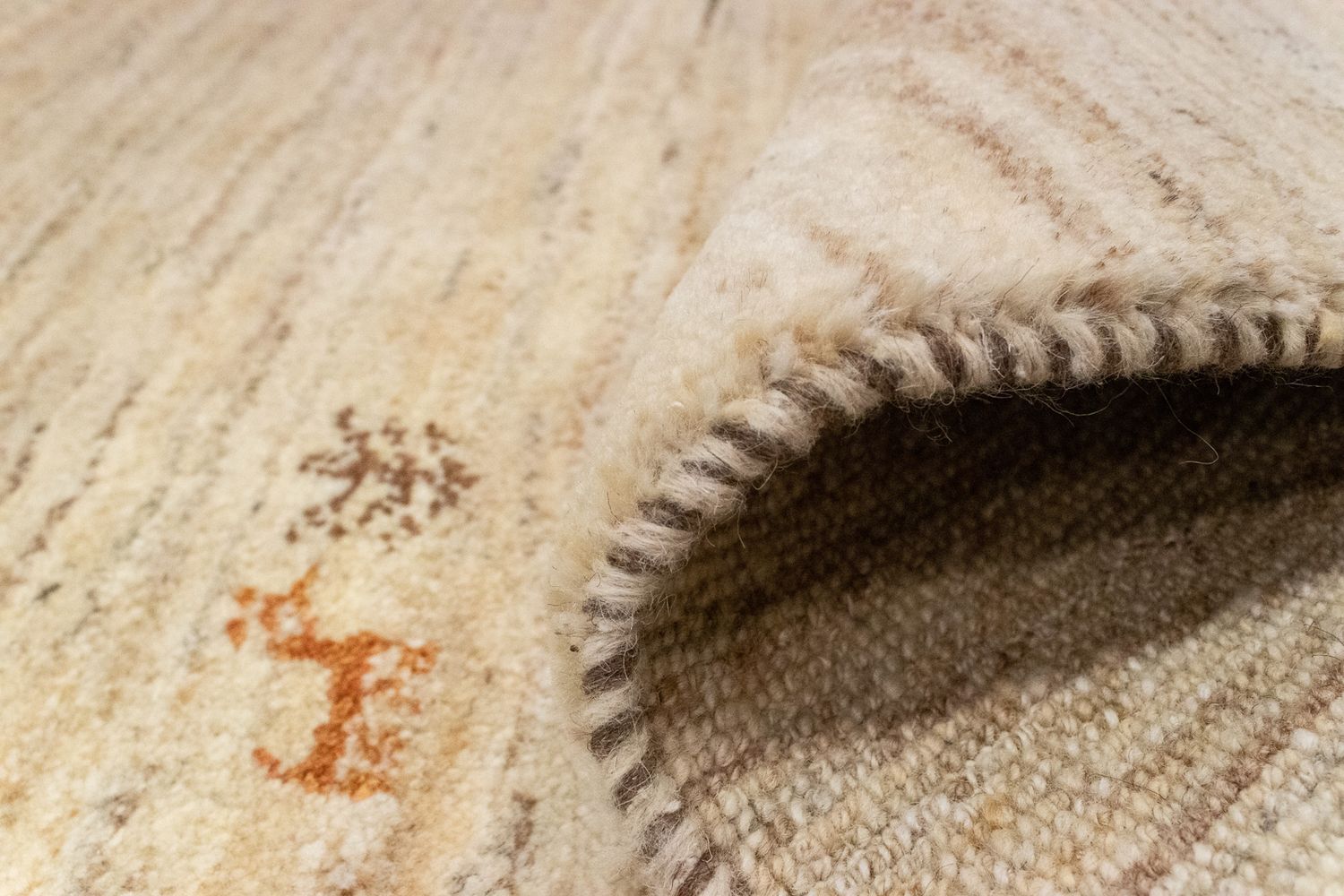 Tapis Gabbeh - Persan - 155 x 100 cm - beige