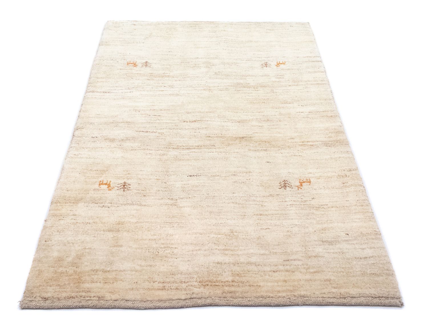 Tapis Gabbeh - Persan - 155 x 100 cm - beige