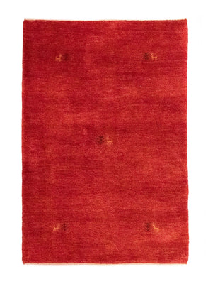 Tapis Gabbeh - Persan - 147 x 99 cm - rouge