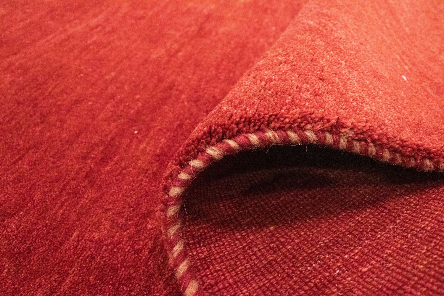 Tapis Gabbeh - Persan - 153 x 94 cm - rouge
