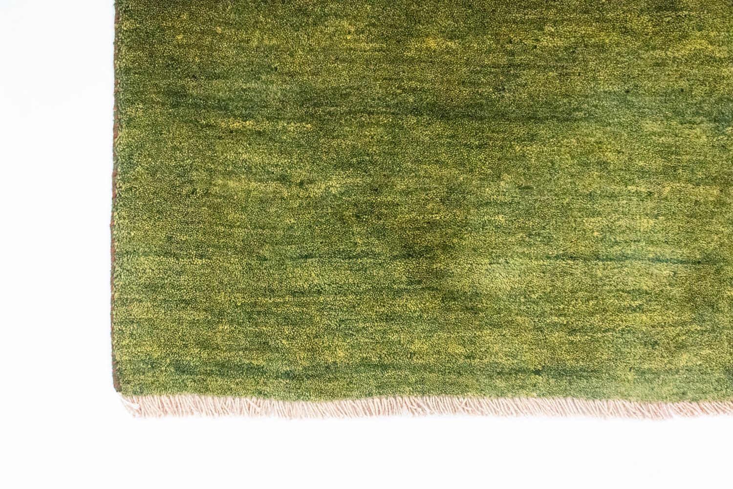 Tapis Gabbeh - Persan - 133 x 92 cm - vert