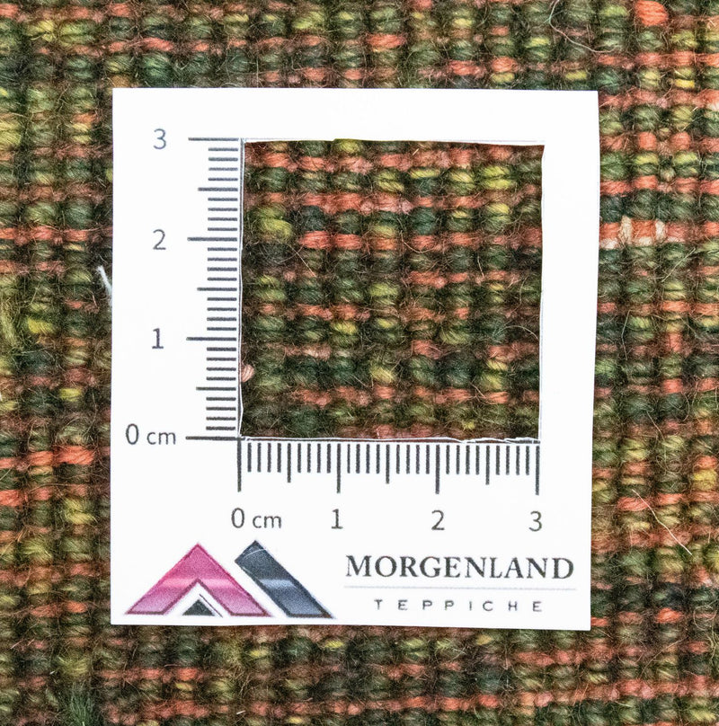 Tapis Gabbeh - Persan - 133 x 92 cm - vert
