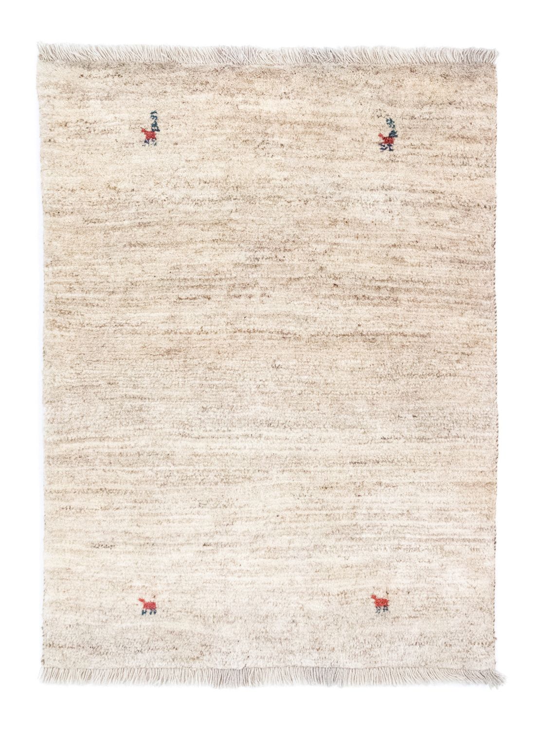Tapis Gabbeh - Persan - 143 x 105 cm - beige