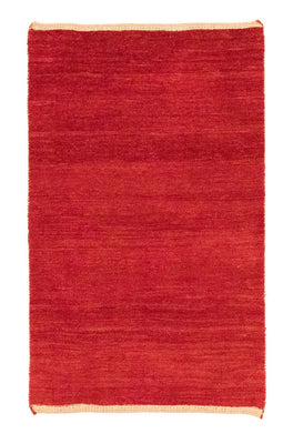 Tapis Gabbeh - Persan - 140 x 86 cm - rouge