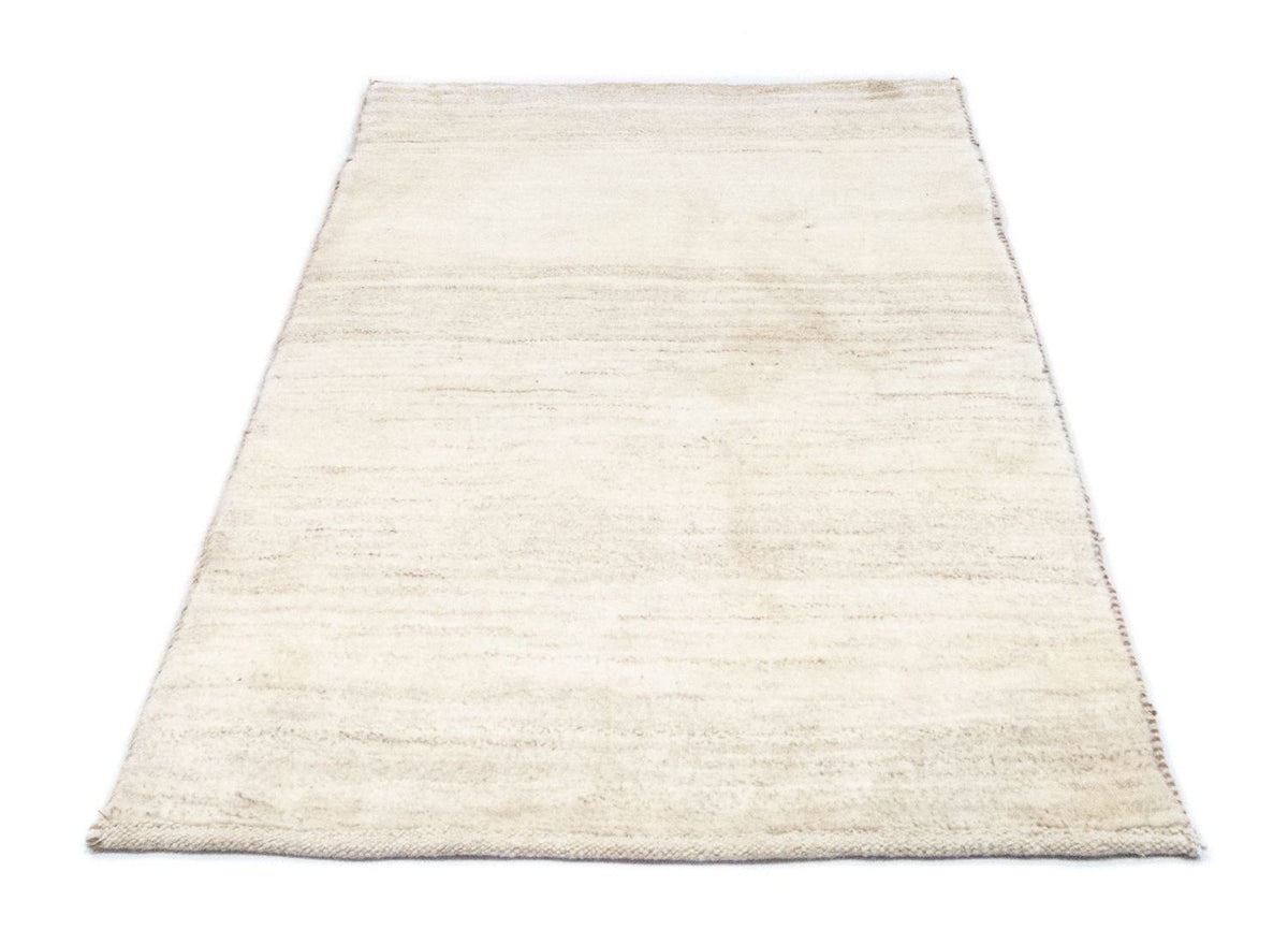 Tapis Gabbeh - Persan - 135 x 73 cm - blanc naturel