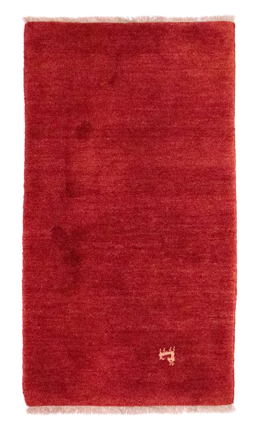 Tapis Gabbeh - Persan - 144 x 79 cm - rouge