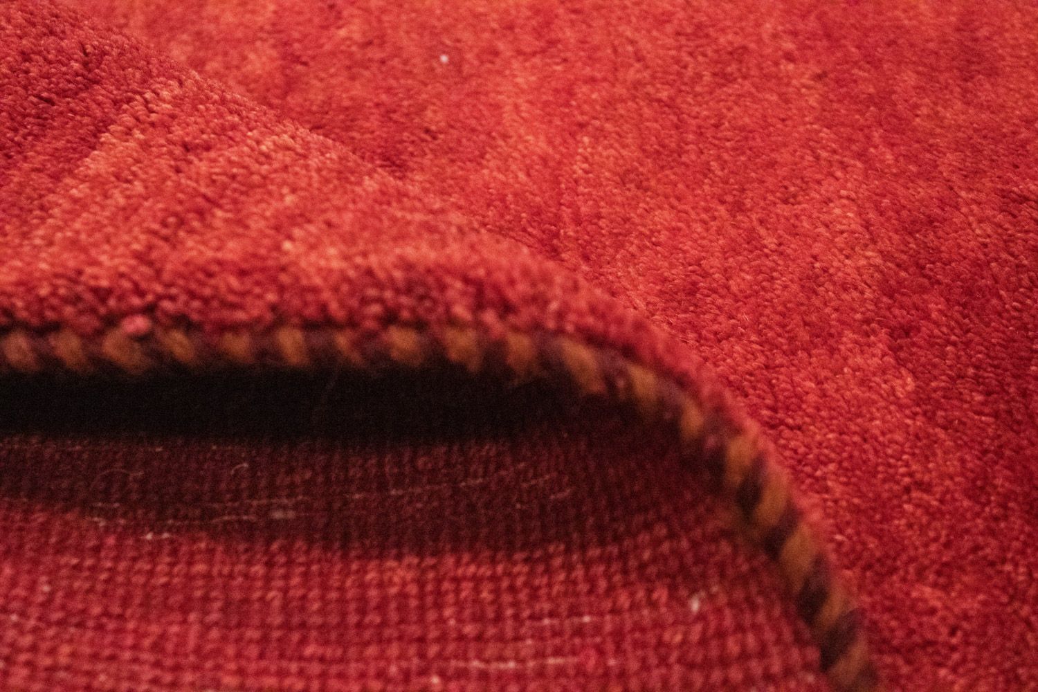 Tapis Gabbeh - Persan - 145 x 83 cm - rouge