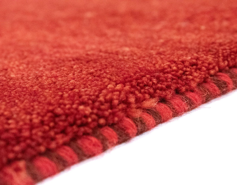 Tapis Gabbeh - Persan - 132 x 77 cm - rouge