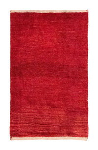 Tapis Gabbeh - Persan - 128 x 78 cm - rouge