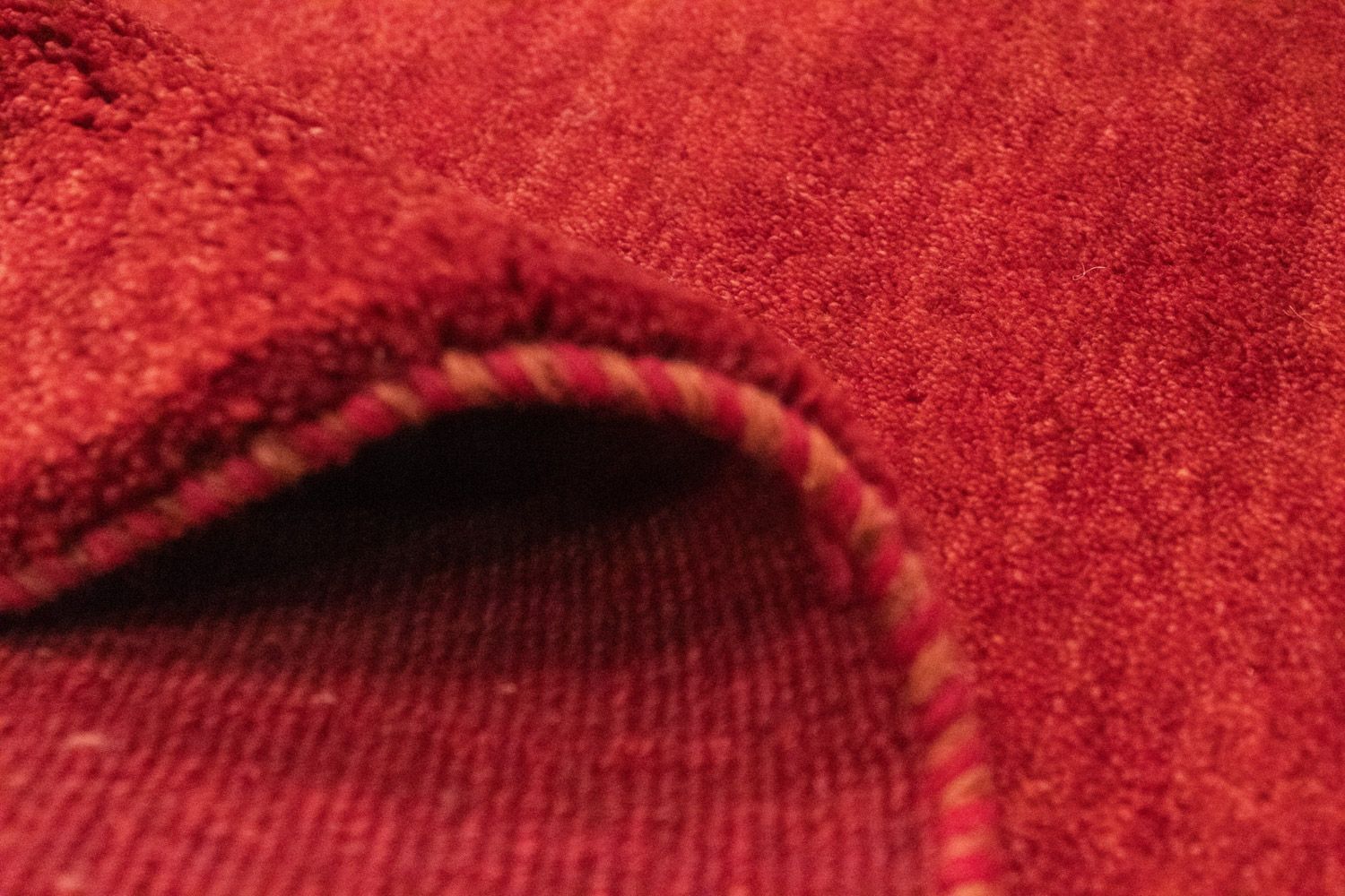 Tapis Gabbeh - Persan - 115 x 73 cm - rouge