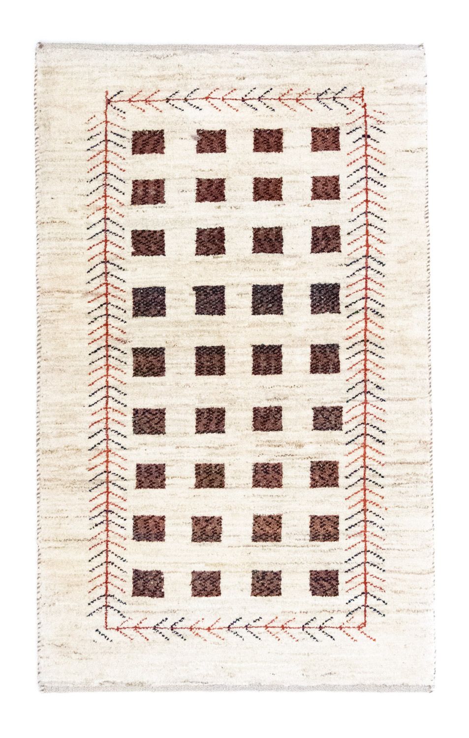 Tapis Gabbeh - Persan - 135 x 84 cm - beige