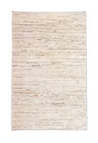 Tapis Gabbeh - Persan - 132 x 83 cm - blanc naturel