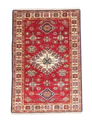 Tapis Ziegler - Kazak - 126 x 87 cm - rouge