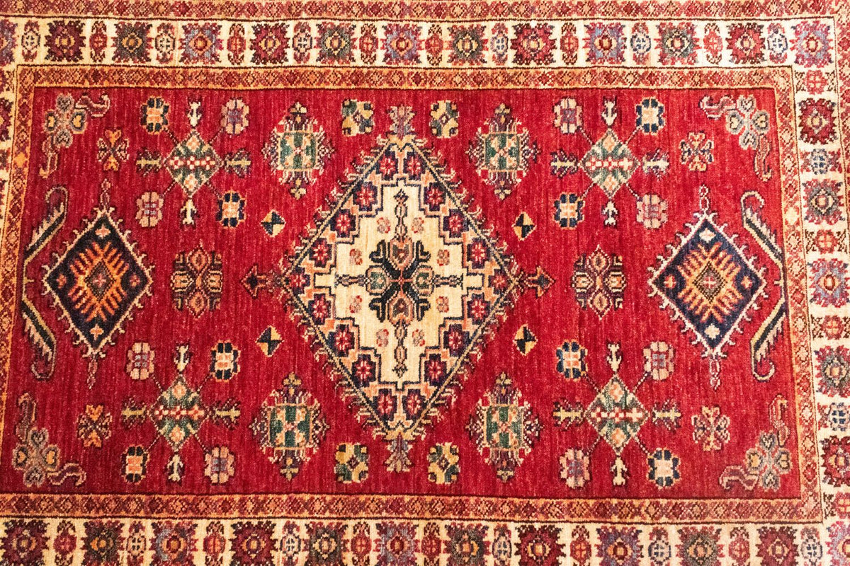 Tapis Ziegler - Kazak - 125 x 83 cm - rouge