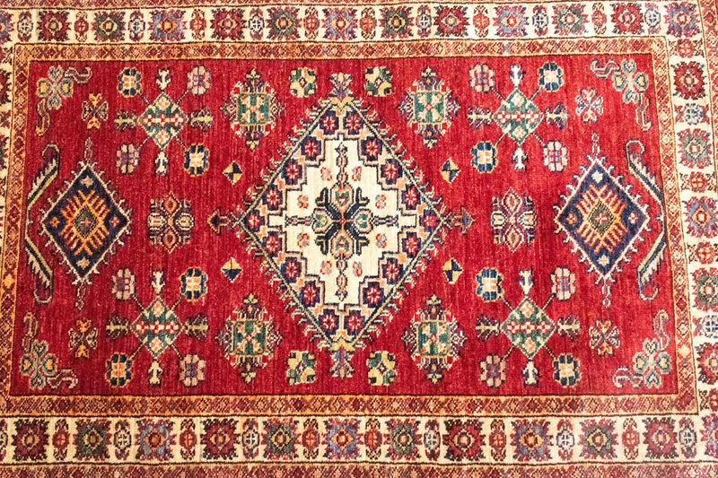 Tapis Ziegler - Kazak - 124 x 82 cm - rouge