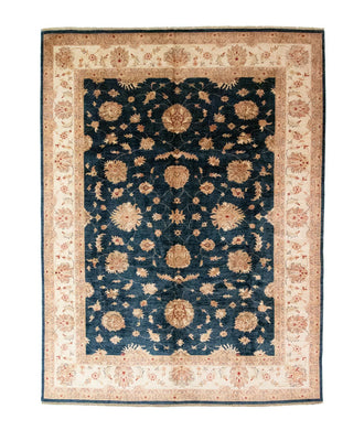 Tapis Ziegler - 370 x 276 cm - bleu