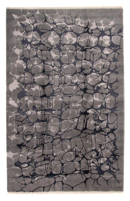 Tapis design - 303 x 207 cm - gris foncé