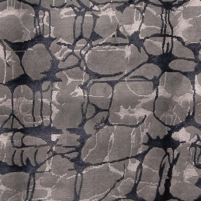 Tapis design - 303 x 207 cm - gris foncé