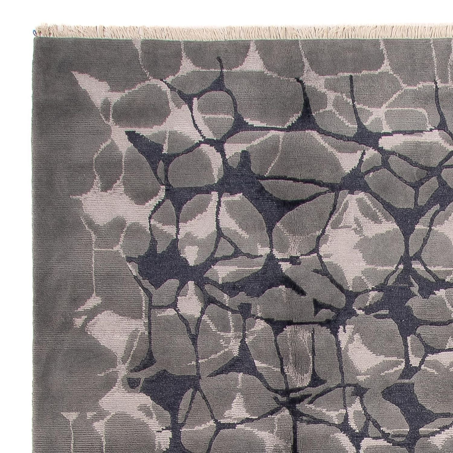 Tapis design - 303 x 207 cm - gris foncé