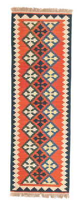 Tapis de couloir Tapis Kelim - Oriental - 195 x 63 cm - orange
