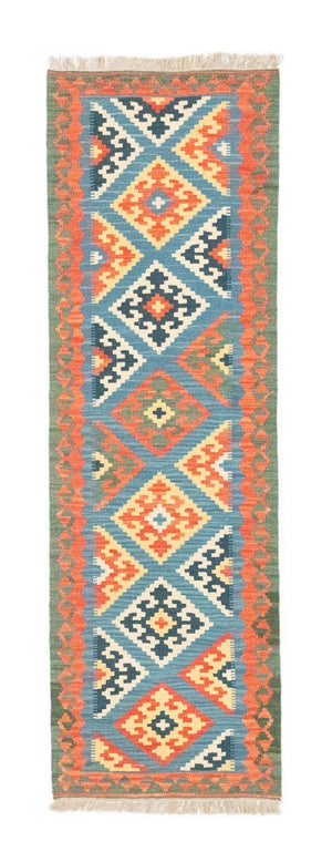 Tapis de couloir Tapis Kelim - Oriental - 203 x 64 cm - orange