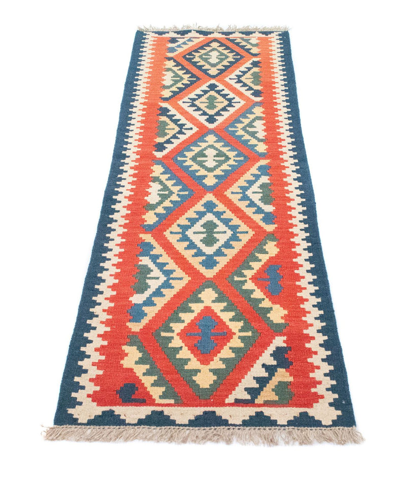 Tapis de couloir Tapis Kelim - Oriental - 204 x 60 cm - orange