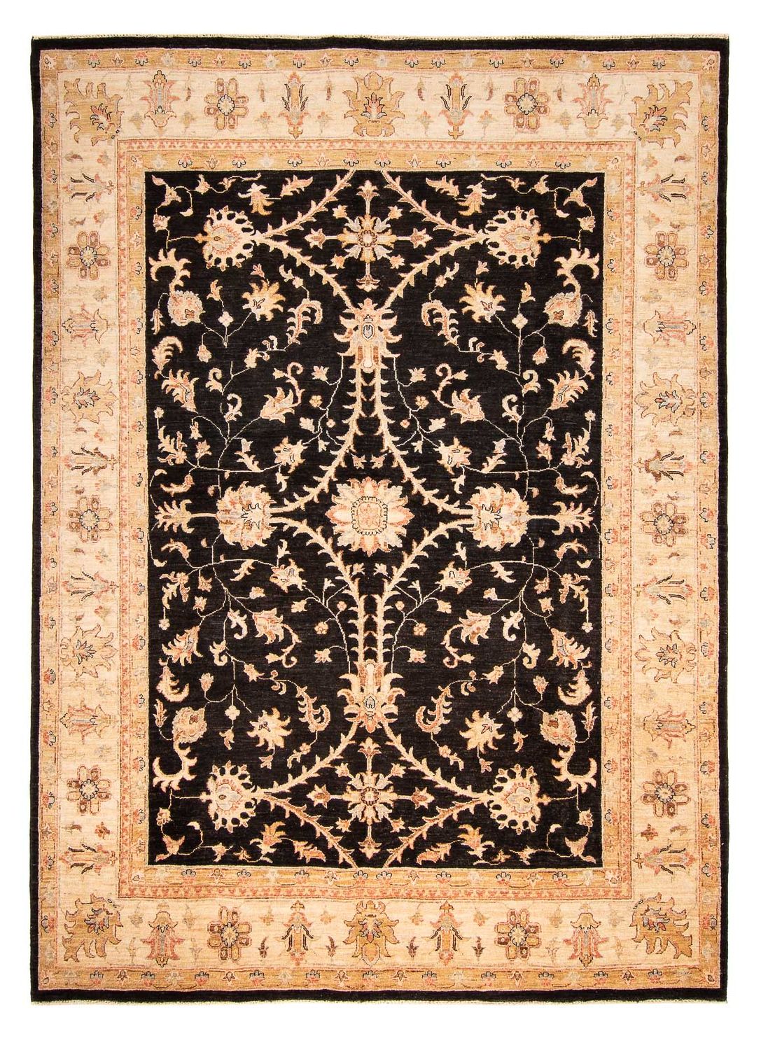 Tapis Ziegler - 275 x 198 cm - bleu foncé