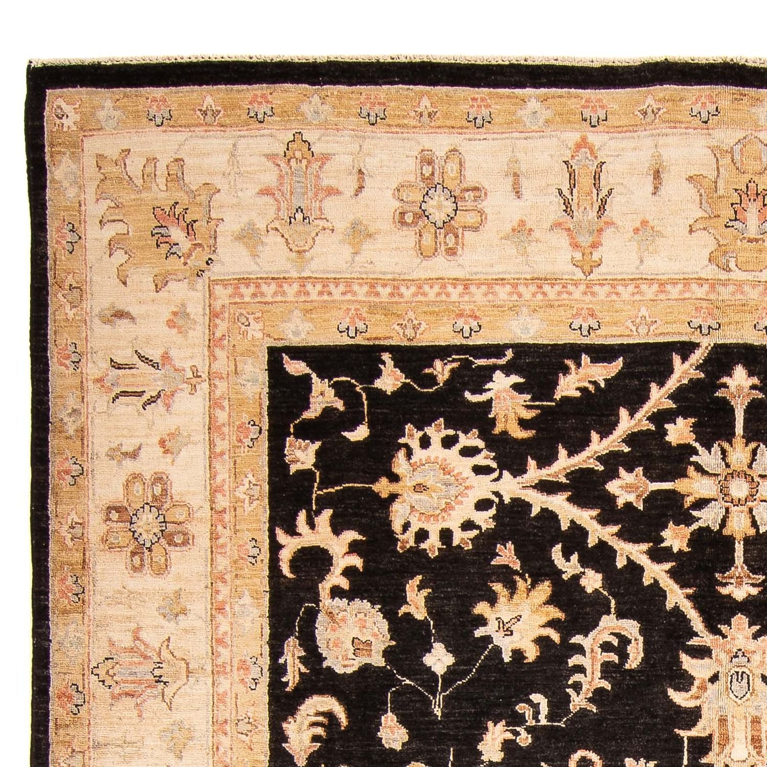 Tapis Ziegler - 275 x 198 cm - bleu foncé