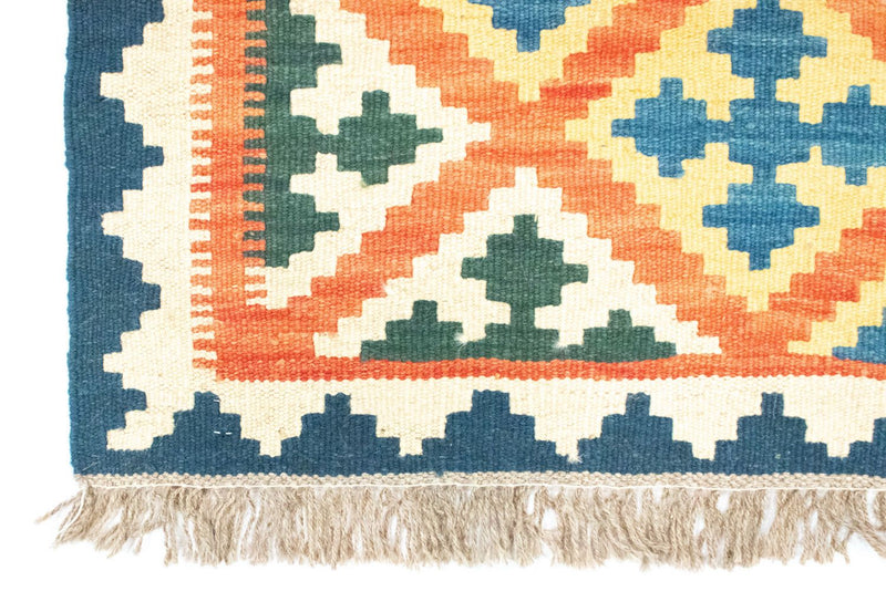 Tapis de couloir Tapis Kelim - Oriental - 206 x 61 cm - orange