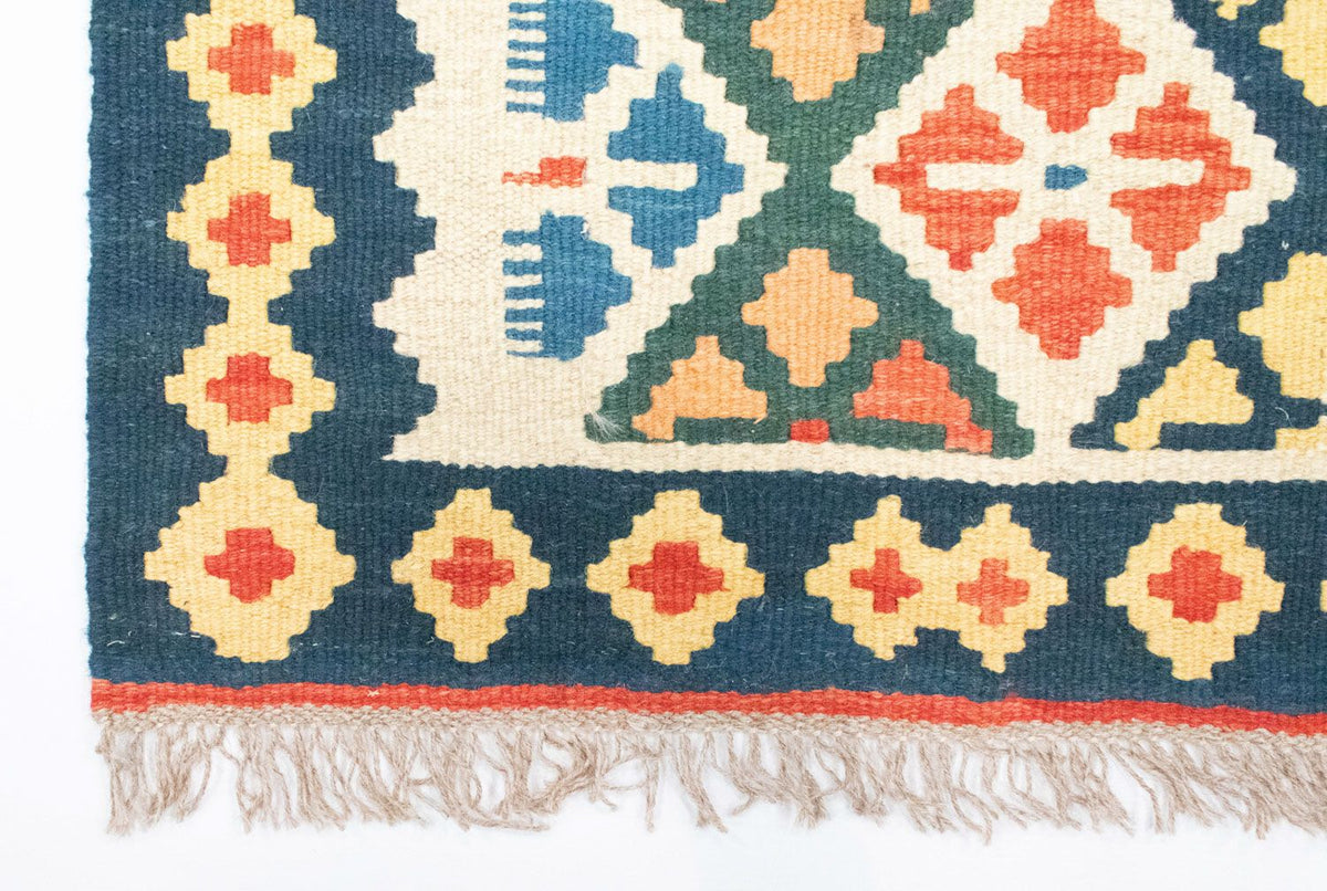 Tapis de couloir Tapis Kelim - Oriental - 207 x 65 cm - beige